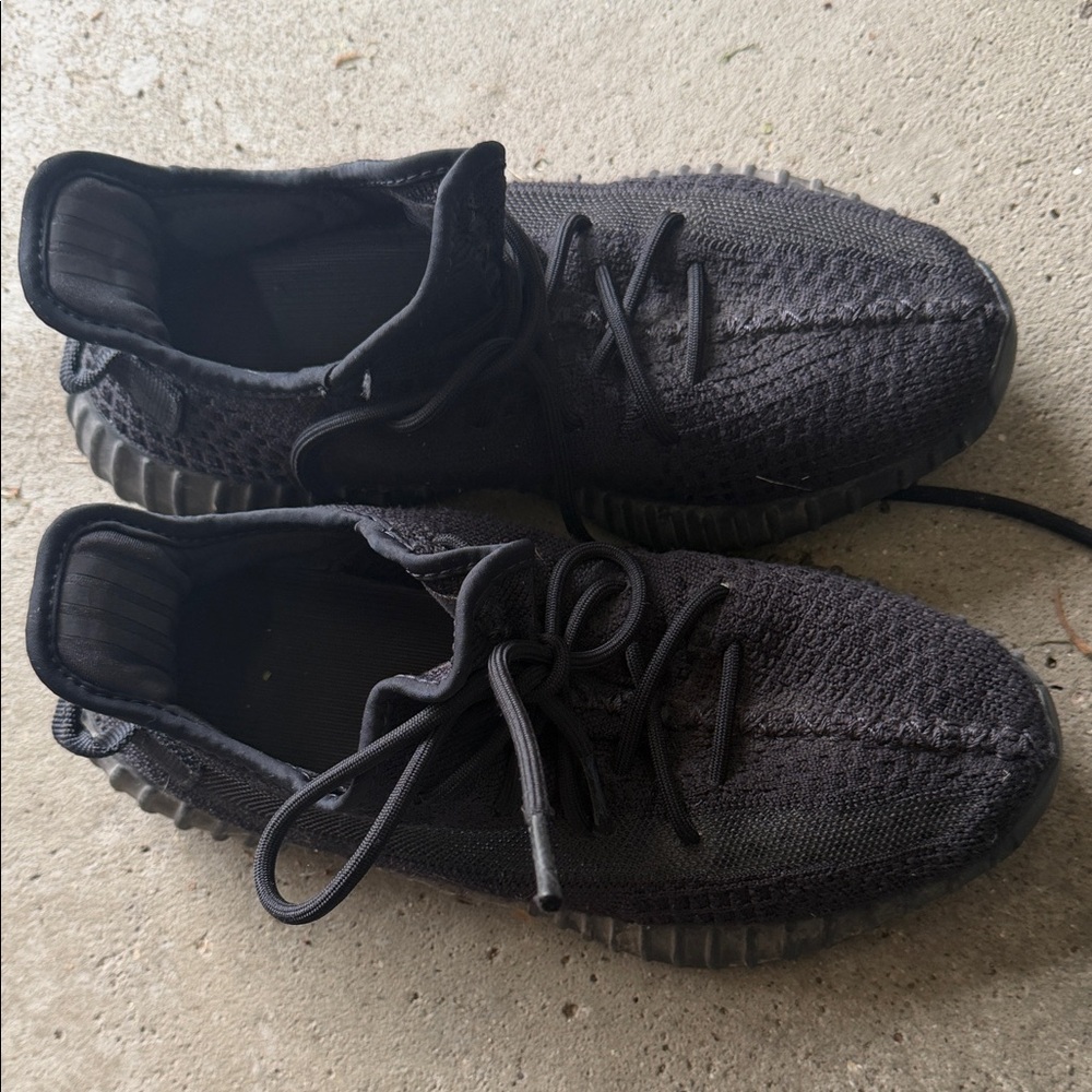 Yeezy Black Sneakers Women Size 8